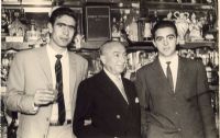 Lorenzo Alocn, Perico Chicote y Julio Descartn en el Museo 'Pedro Chicote'