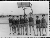 Equipo infantil de 4 de bachillerato, creado por el padre Zavala:<br>  Goma, Marcelln, Franco, lvarez, Bernal, Andonegui, Ponz y Arags